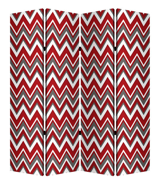 1" x 84" x 84" Mlti Color Wood Canvas  Screen