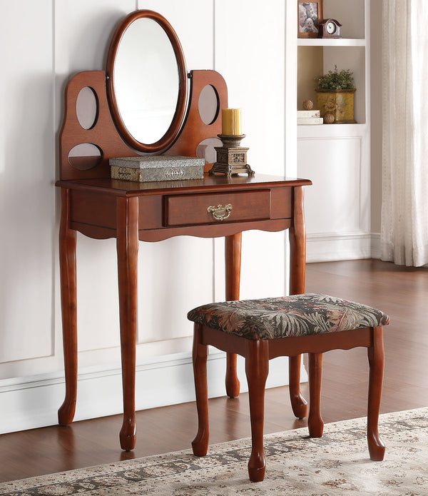 Vanity Set, Oak