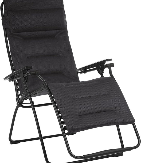 Zero Gravity Recliner - Black Frame - Acier Fabric