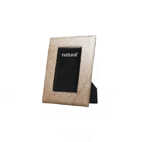 7" x 9" Natural  Cowhide   4" x 6" Picture Frame