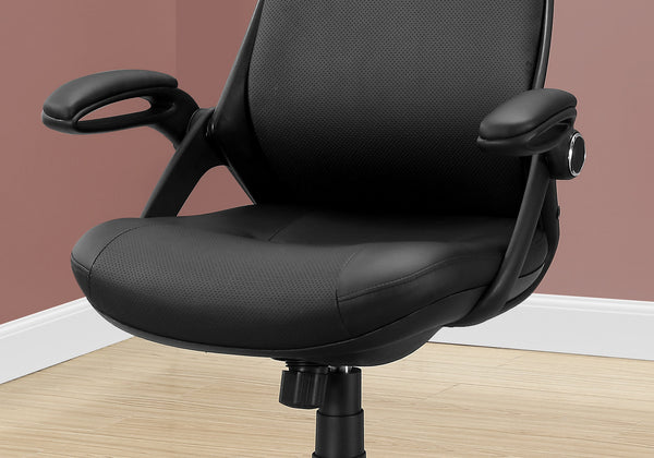 23.75" x 28" x 93.75" Black Foam Metal Nylon  Multi Position Office Chair