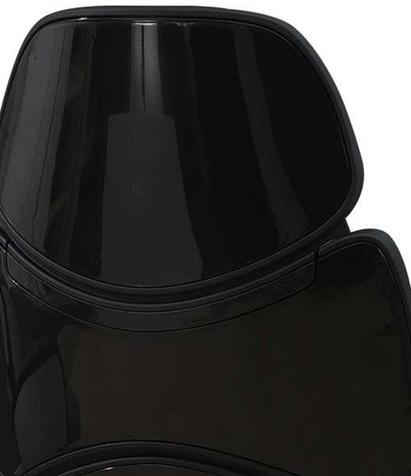 Black Leather Look High Back Executive Office Chair