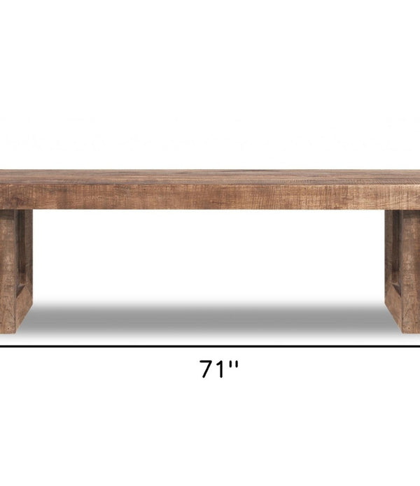 Solid Mango Wood Dining Bench