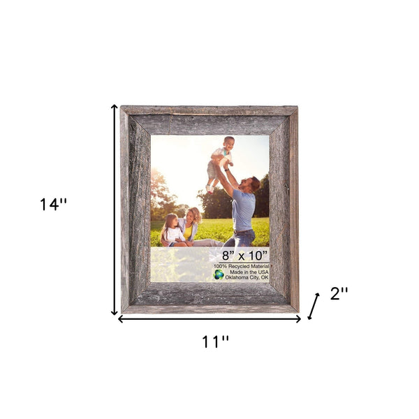 8" x 10" Natural Weathered Gray Picture Frame