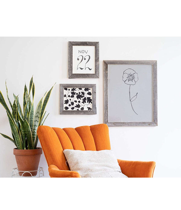 24 x 30 Natural Weathered Grey Picture Frame with Plexiglass Holder