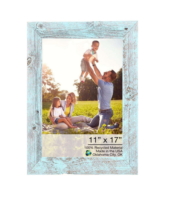 11x17 Rustic Blue Picture Frame