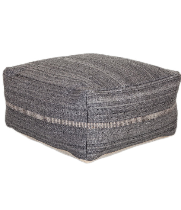Steel Grey Stylish Pouf