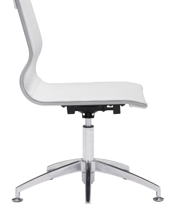 White Ergonomic Conference Room Office Chair