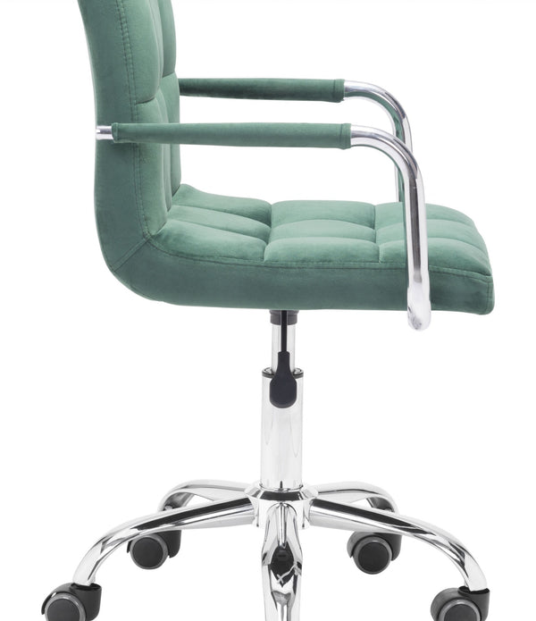 Sage Green Pop of Color Rolling Office Chair