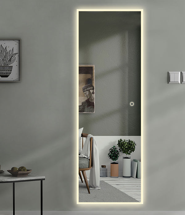 LED Backlit Rectangular Full-length Mirror