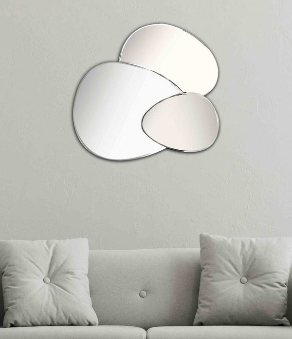 Evolution Abstract Round Mirror