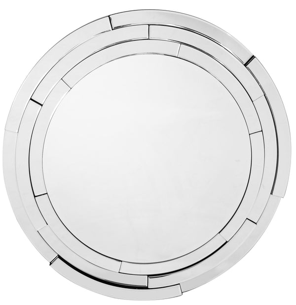 Silver 3D Framed Mirror