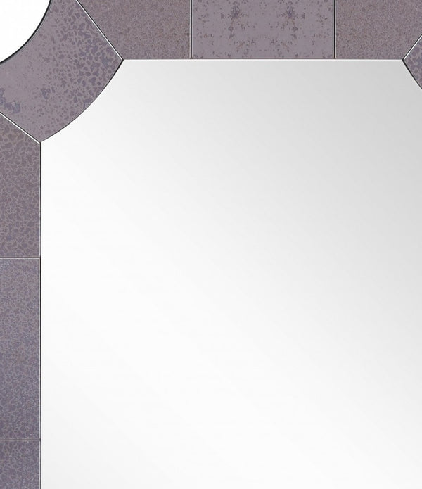 Grey Antiqued Framed Mirror