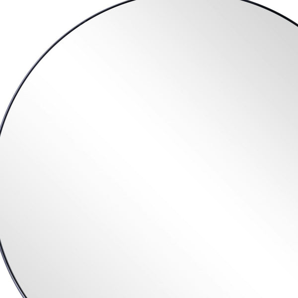 Clean and Chic Round Mirror