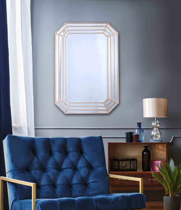 Emerald Cut Wall Mirror