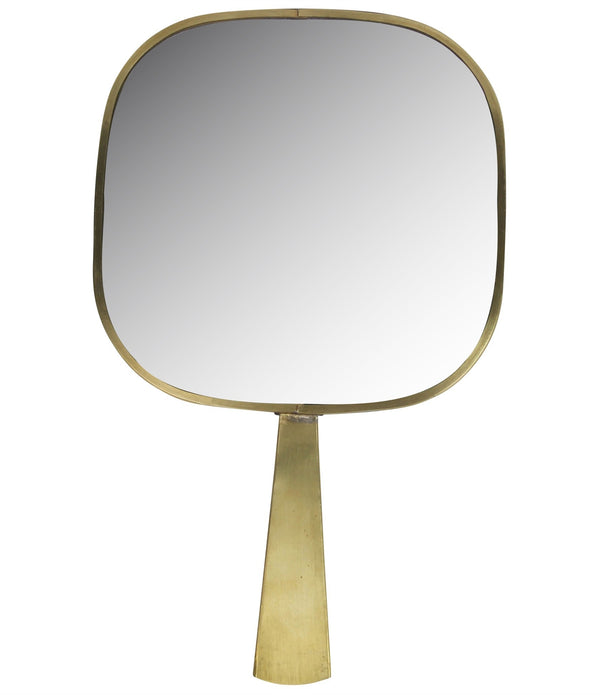 Gold Greek Key Hand Mirror
