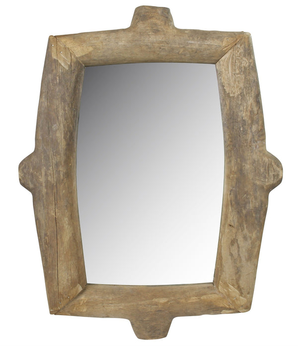 Natural Wooden Wall Mirror