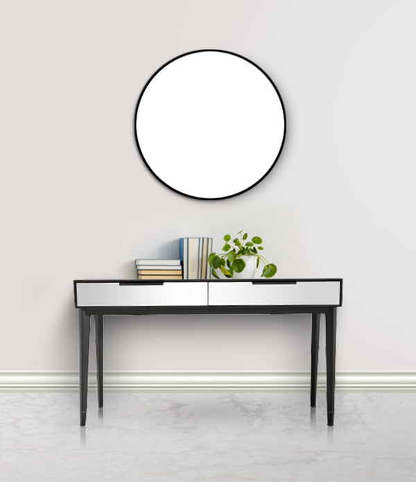 Smokey Grey Mirror and Console Table