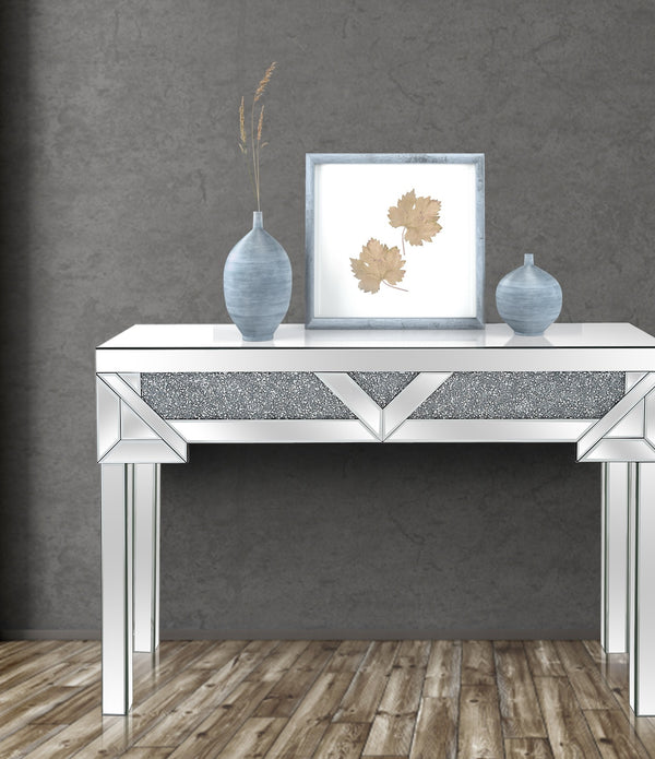 Sleek V Shaped Console Table