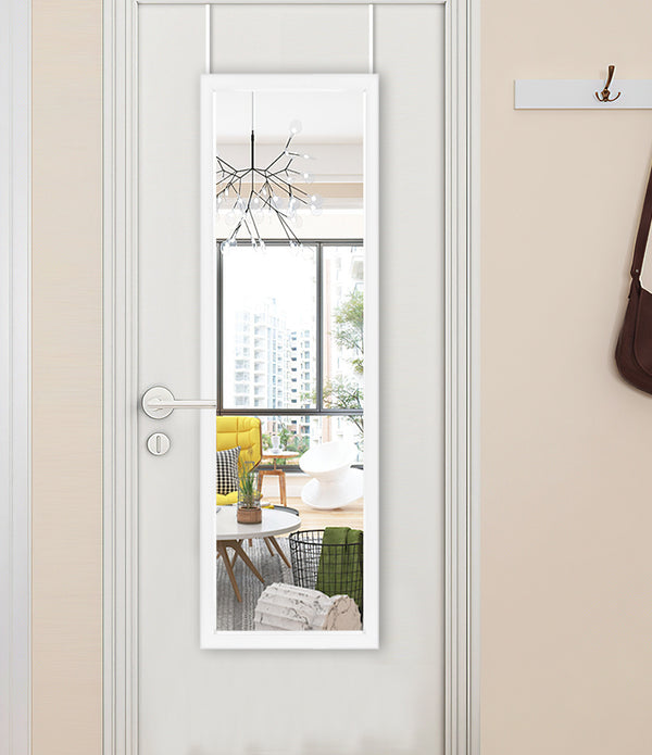 White Door Mount Mirror