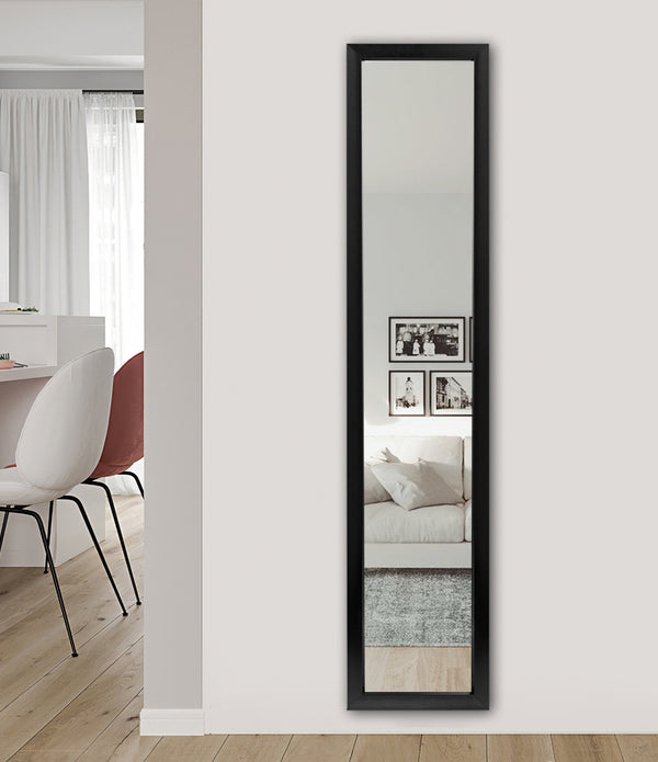 Sleek Black Framed Mirror