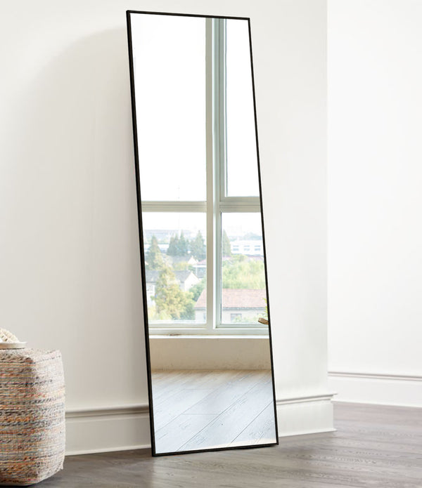 Black Aluminum Frame Mirror