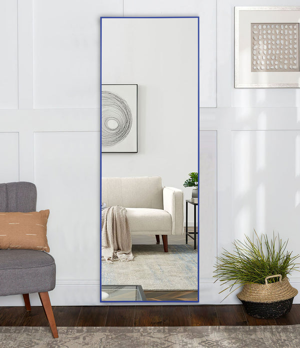 Cobalt Blue Framed Wall Mirror