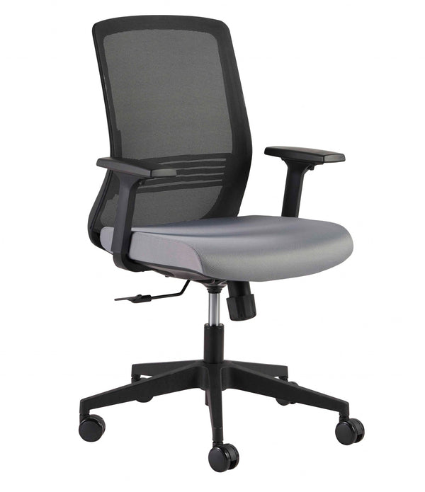 Gray and Black Mesh High Back Office Chair
