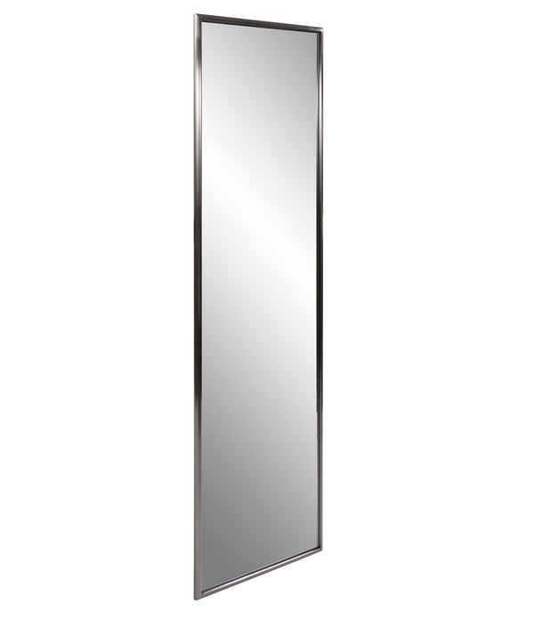 Brushed Titanium Rectangular Full Length Wall Mirror