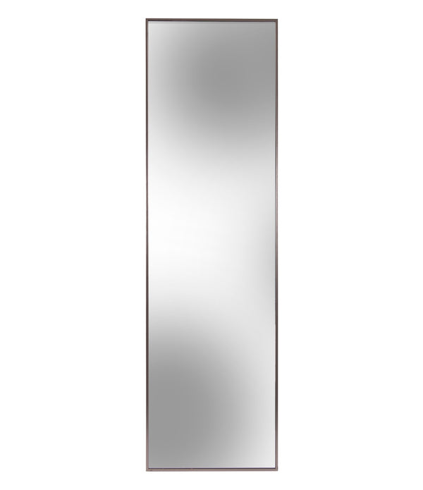 Sleek Brushed Brass Rectangular Full Length Standing Mirror