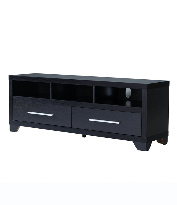 Sleek Black TV Console Cabinet