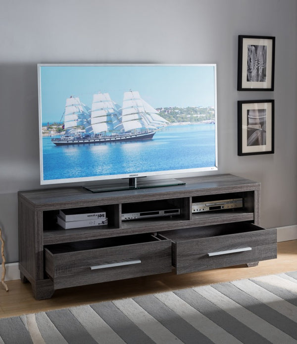 Stunning Modern Grey TV Console Cabinet